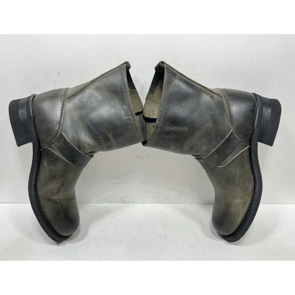 Frye Engineer 8R Women's Size 7 M Ankle Boot Brown Leather 77500 CCL Made In USA